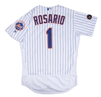 2018 Amed Rosario Game Used New York Mets Home Jersey Used on 8/6/18 (MLB Authenticated)